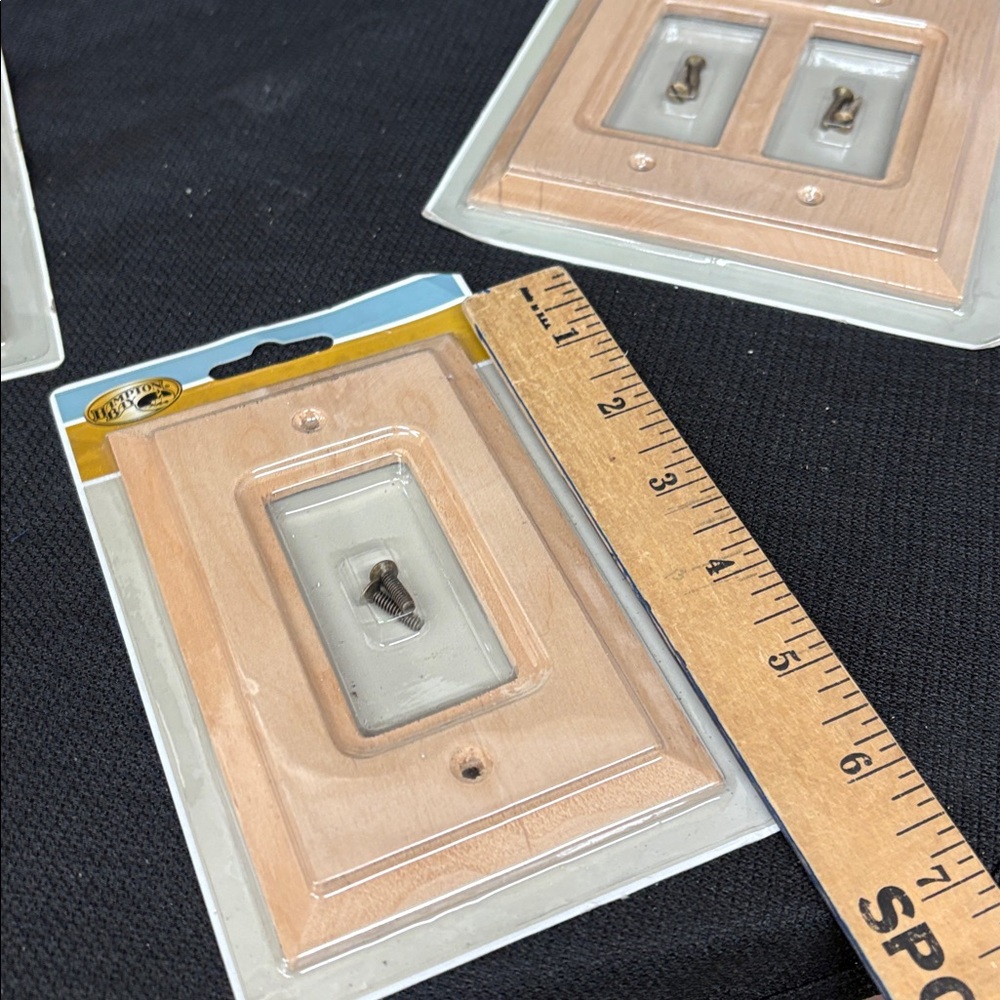 Wooden Light Switch Wall Plate Covers NIB - Picture 6 of 6
